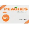$25 PeachesBoutique.com Gift Card