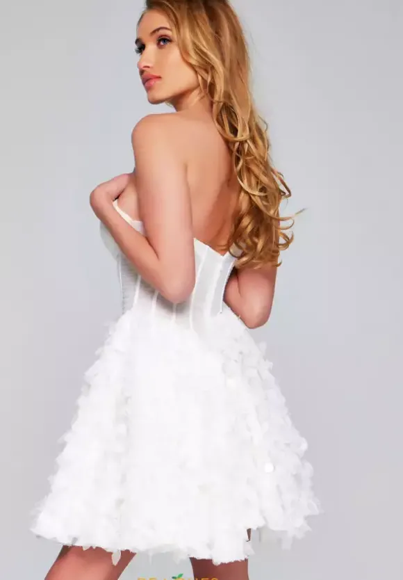 Corset Strapless Short Dress 38248