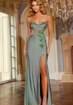 Fitted Jersey Beaded Dress 42227