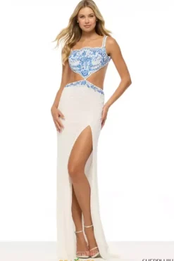 Fitted Sexy Back Long Dress 57252