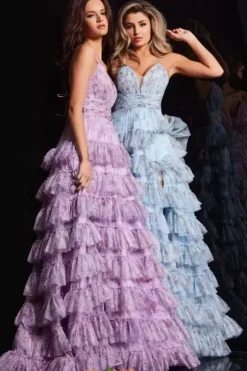 Long Tulle A Line Dress 36571