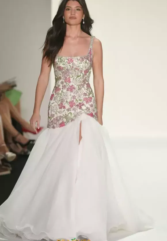 Mermaid Floral Print Dress 67175