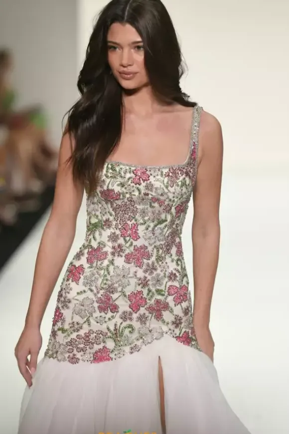 Mermaid Floral Print Dress 67175