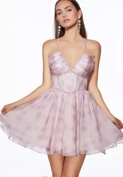 Short A Line Beaded Dress 30006