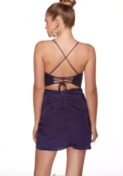 Short V Neckline Dress 40099