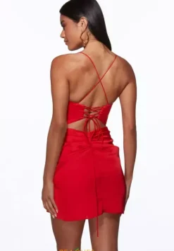 Short V Neckline Dress 40099