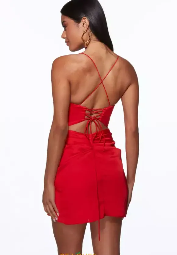 Short V Neckline Dress 40099