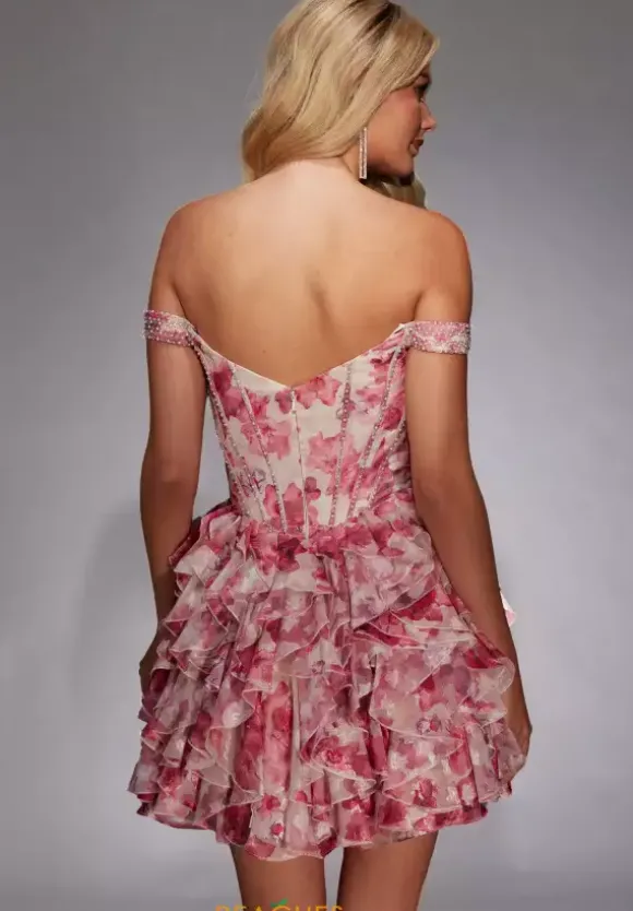 Strapless Corset Short Dress 30034