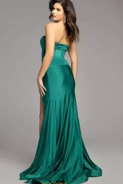 Strapless Jersey Long Dress 43419