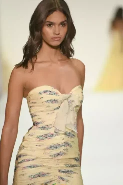 Strapless Maid Long Dress 57865