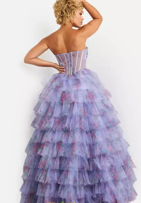 Strapless Tulle A Line Dress 39149