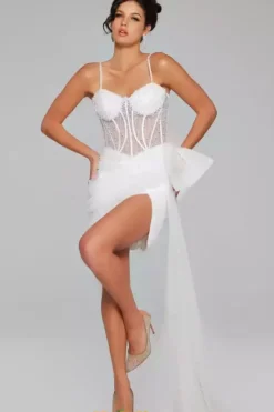 Sweetheart Fitted Overskirt Dress 42368