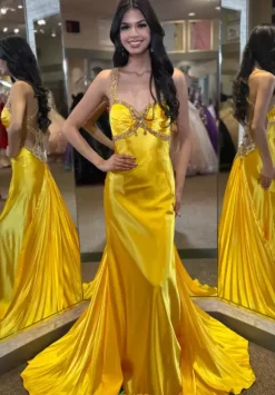 Sweetheart Neckline Long Dress 4201