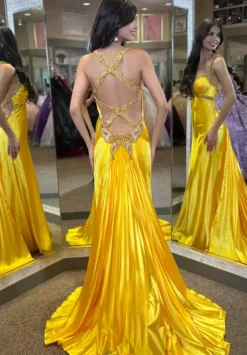 Sweetheart Neckline Long Dress 4201