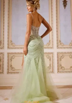 Sweetheart Neckline Long Dress 43189