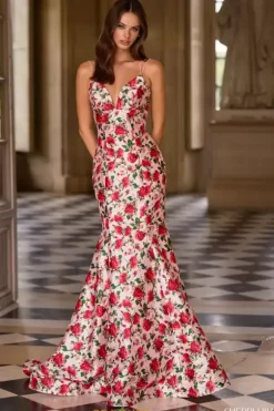 V Neckline Mermaid Dress 57720