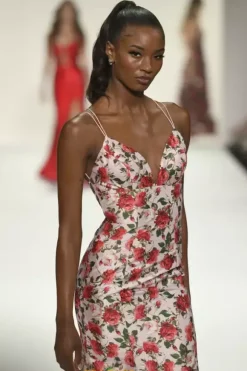 V Neckline Mermaid Dress 57720